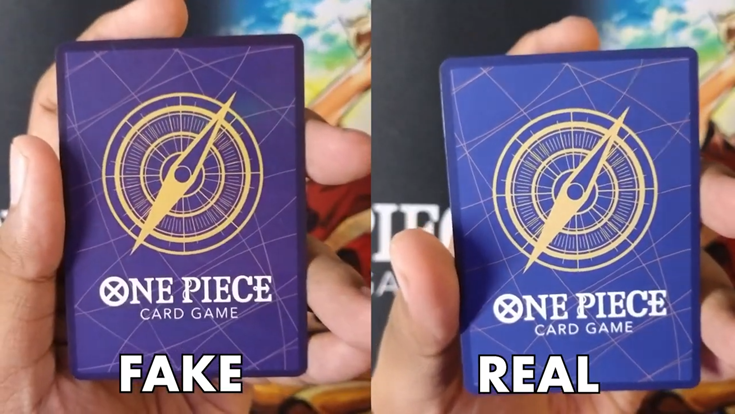 Back of one piece card game card