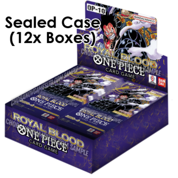 Pre-Order: Royal Blood OP10 Sealed Booster Case (12x Boxes) English - One Piece Card Game