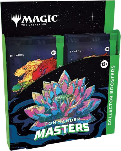 PRE-ORDER: Commander Masters Collector Booster Box 4 Packs (60 Cards) – Magic The Gathering