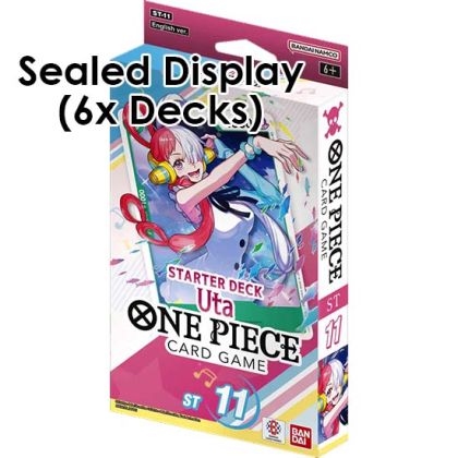 Uta ST11 Starter Deck DISPLAY (6 Decks) - One Piece Card Game