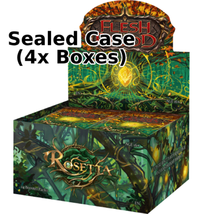 PRE-ORDER: Rosetta Booster Case (4x Boxes) - Flesh and Blood TCG