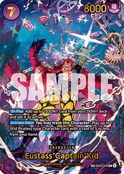 Eustass"Captain"Kid (EB04-039) (V.2) [English] [Near Mint]