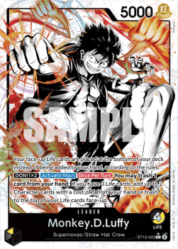 Monkey.D.Luffy (ST13-003) (V.2) [English] [Near Mint]