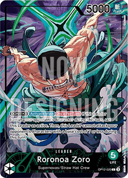 Roronoa Zoro (OP12-020) (V.1) [English] [Near Mint]