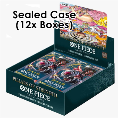 One Piece Card Game - Pillars Of Strength Booster Case OP03 (12 Boxes)