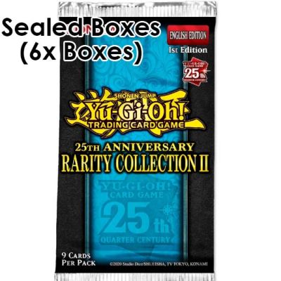 25th Anniversary Rarity Collection II (2) Booster Box Bundle (6x Boxes) - Yu-Gi-Oh! TCG