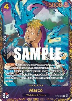 Marco (OP02-018) (EN) (NM) - One Piece Игра с Карти