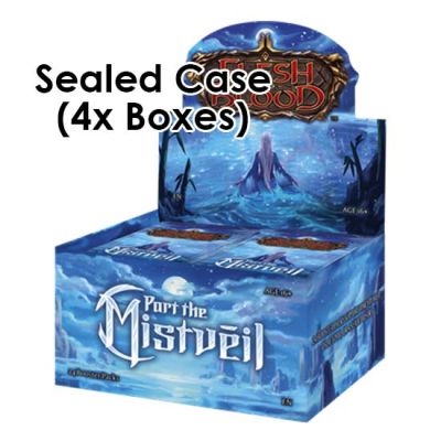 PRE-ORDER: Part The Mistveil Booster Case (4x Boxes) - Flesh and Blood TCG