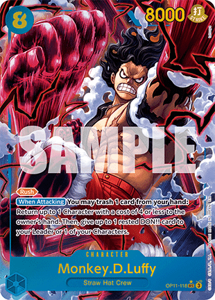 Monkey.D.Luffy (OP11-118) (V.2) [English] [Near Mint]