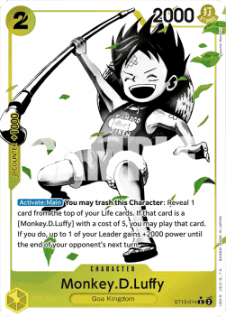 Monkey.D.Luffy (ST13-014) (V.2) [English] [Near Mint]