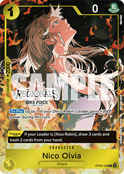 Nico Olvia (OP09-106) (V.1) [English] [Near Mint]