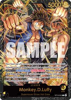 Monkey.D.Luffy (ST13-003) (V.1) [English] [Near Mint]