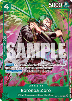 Roronoa Zoro (OP13-037) [English] [Near Mint]