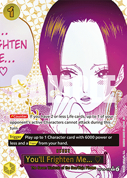 You'll Frighten Me...  (OP14-118) (V.2) [English] [Near Mint]